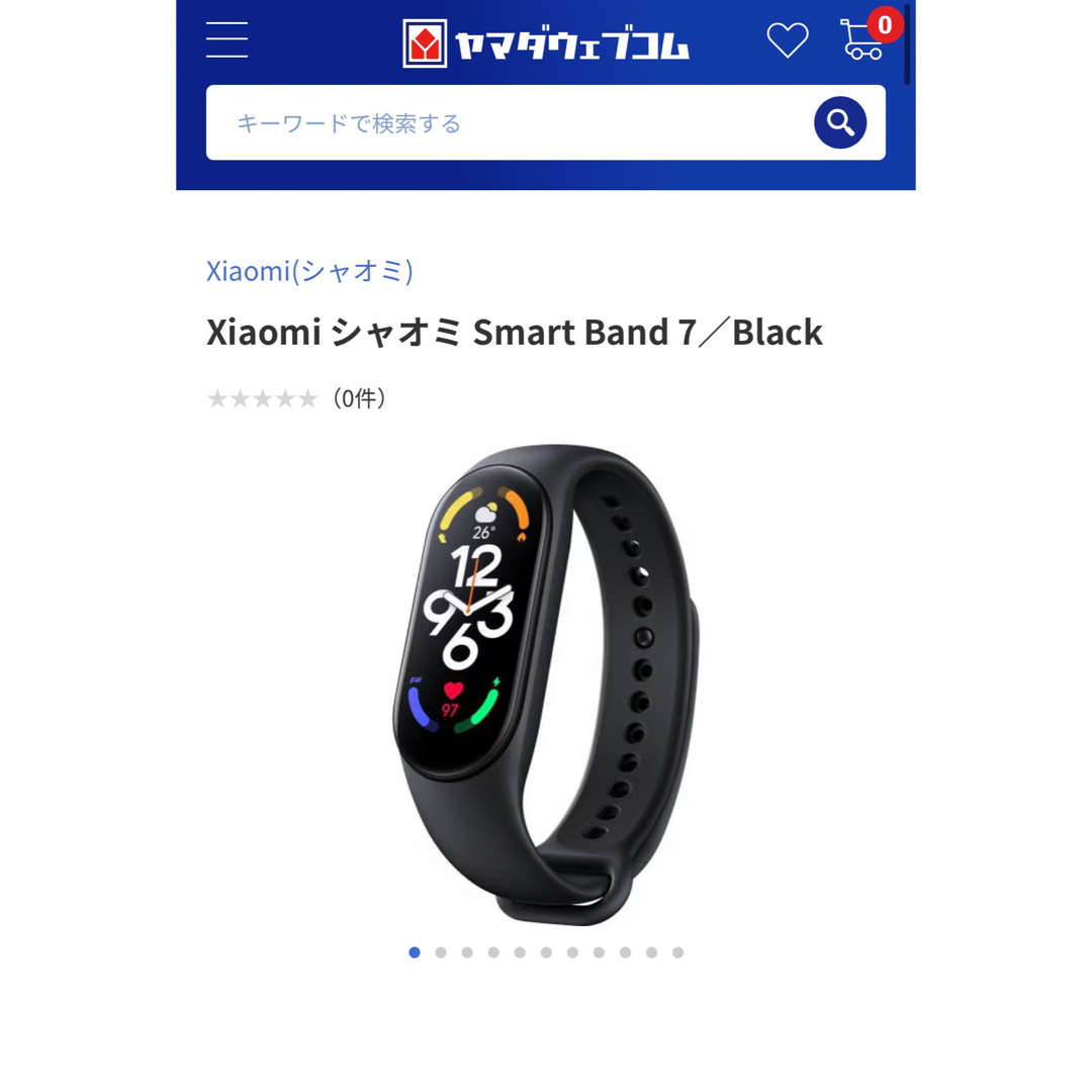 xiaomi smart band 7 新品未開封 メンズの時計(腕時計(デジタル))の商品写真