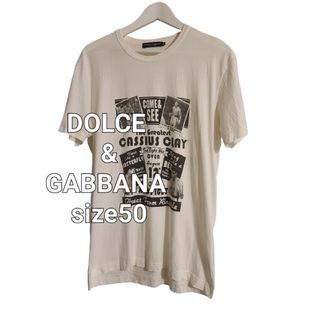 DOLCE&GABBANA(Tシャツ/カットソー(半袖/袖なし) ・ ホワイト DOLCE&GABBANA(Tシャツ/カットソー(半袖/袖なし) ・ ホワイト
