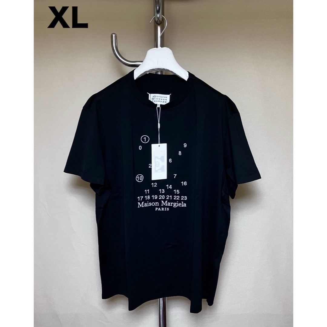 Maison Margiela（旧Maison Martin Margiela） - 新品 XL 23ss マルジェラ バブルロゴTシャツ 黒白 6923