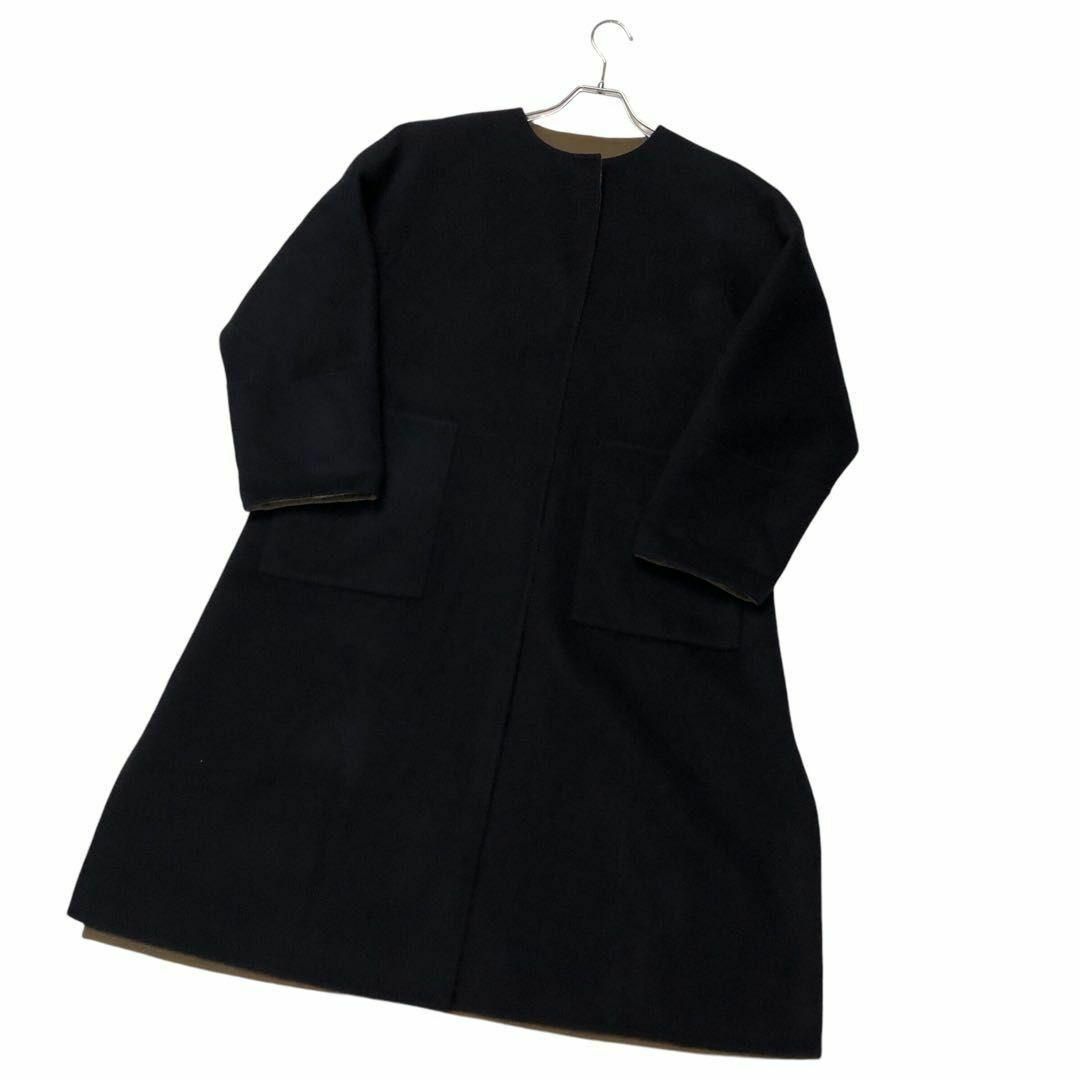 ADORE - ☆美品☆アドーア リバーシブルカシミヤロングコート 36 ADORE - ☆美品☆アドーア リバーシブルカシミヤロングコート 36