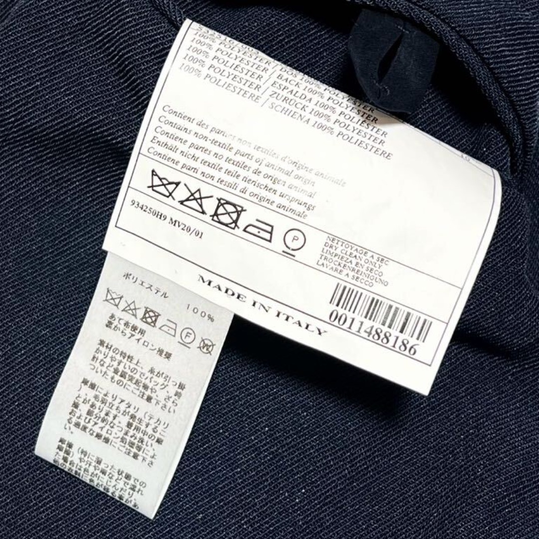 HERMES 2018 ストライプ3B テーラードジャケット 48 E4341