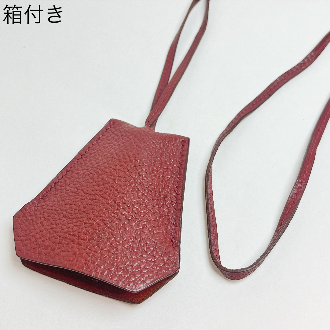 1166 エルメス クロシェット ネックレス D刻印 ブリック 1166 エルメス クロシェット ネックレス D刻印 ブリック