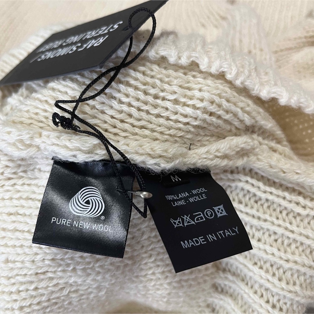 新品 Raf Simons 18ss メタルバックルボートネックウールニット M 新品 Raf Simons 18ss メタルバックルボートネックウールニット M