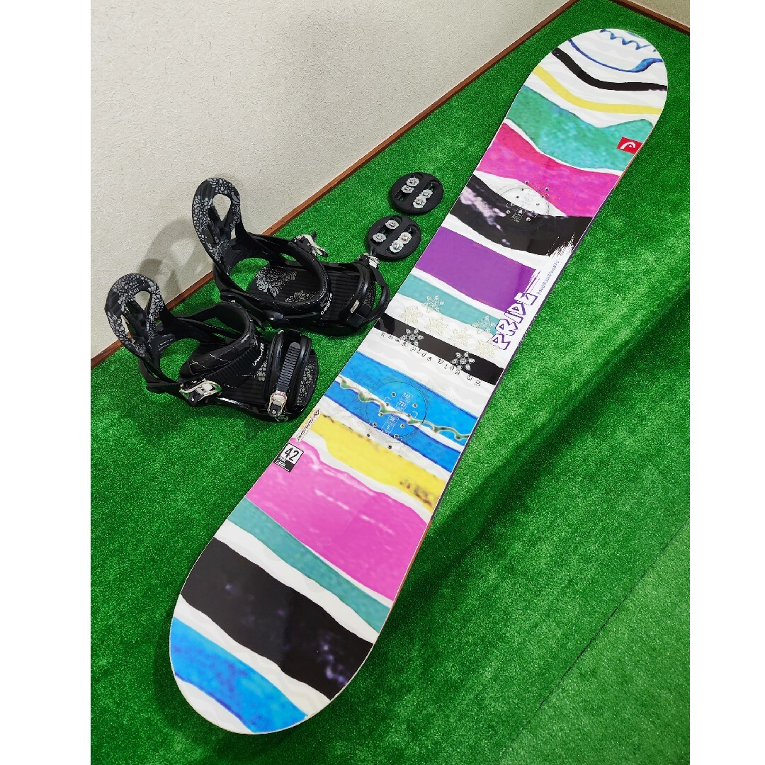 ボード HEAD × ビンディング K2 レディーススノーボード2点セット ボード HEAD × ビンディング K2 レディーススノーボード2点セット