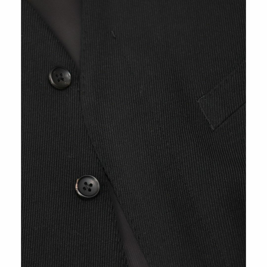 新品【ランバンコレクション】ウールベスト ジレ 黒無地50(XL 新品【ランバンコレクション】ウールベスト ジレ 黒無地50(XL