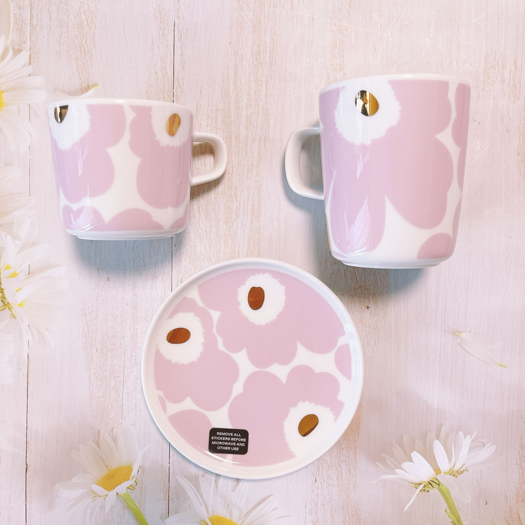 marimekko - ♡マリメッコ ウニッコ ライトピンク ゴールド marimekko - ♡マリメッコ ウニッコ ライトピンク ゴールド