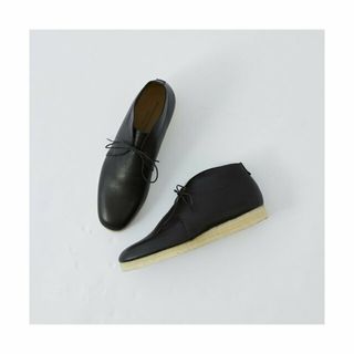 アルフレッドバニスター(alfredoBANNISTER)の【ブラック】【MADE IN JAPAN】ワンアイレット クレープソール チャッカブーツ(その他)