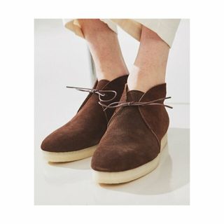 アルフレッドバニスター(alfredoBANNISTER)の【ブラウン】【MADE IN JAPAN】ワンアイレット クレープソール チャッカブーツ(その他)