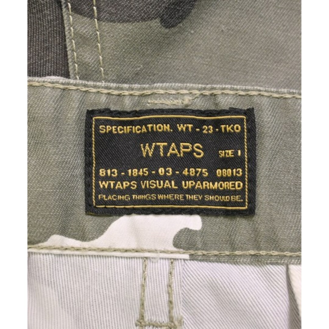 WTAPS カーゴパンツ 1(S位) カーキxグレーx白等(迷彩) 【古着 WTAPS カーゴパンツ 1(S位) カーキxグレーx白等(迷彩) 【古着