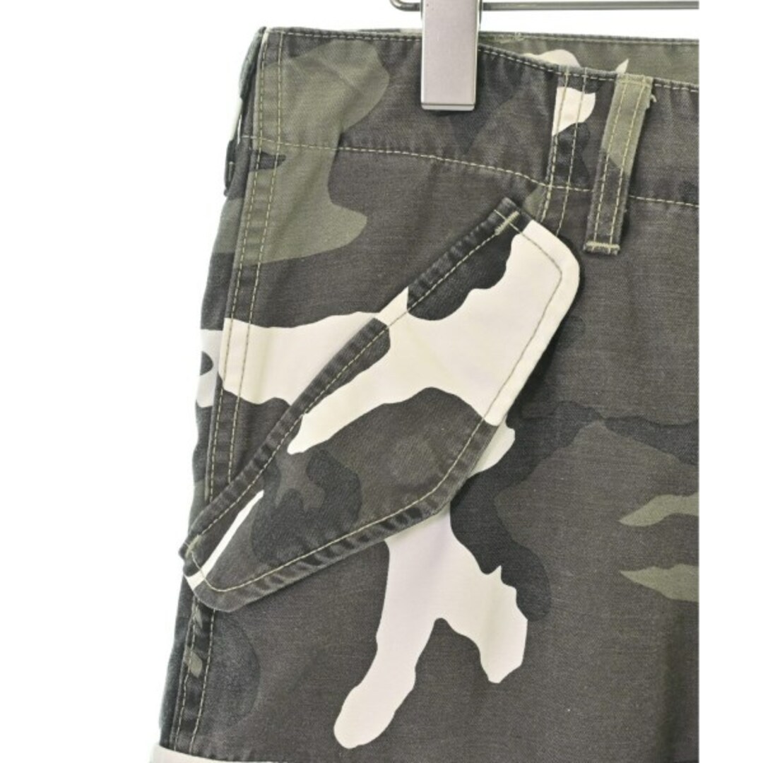 WTAPS カーゴパンツ 1(S位) カーキxグレーx白等(迷彩) 【古着 WTAPS カーゴパンツ 1(S位) カーキxグレーx白等(迷彩) 【古着