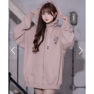pium Mezzo Piano ベリエちゃん ハート ケーキ パーカー ピンク pium Mezzo Piano ベリエちゃん ハート ケーキ パーカー ピンク