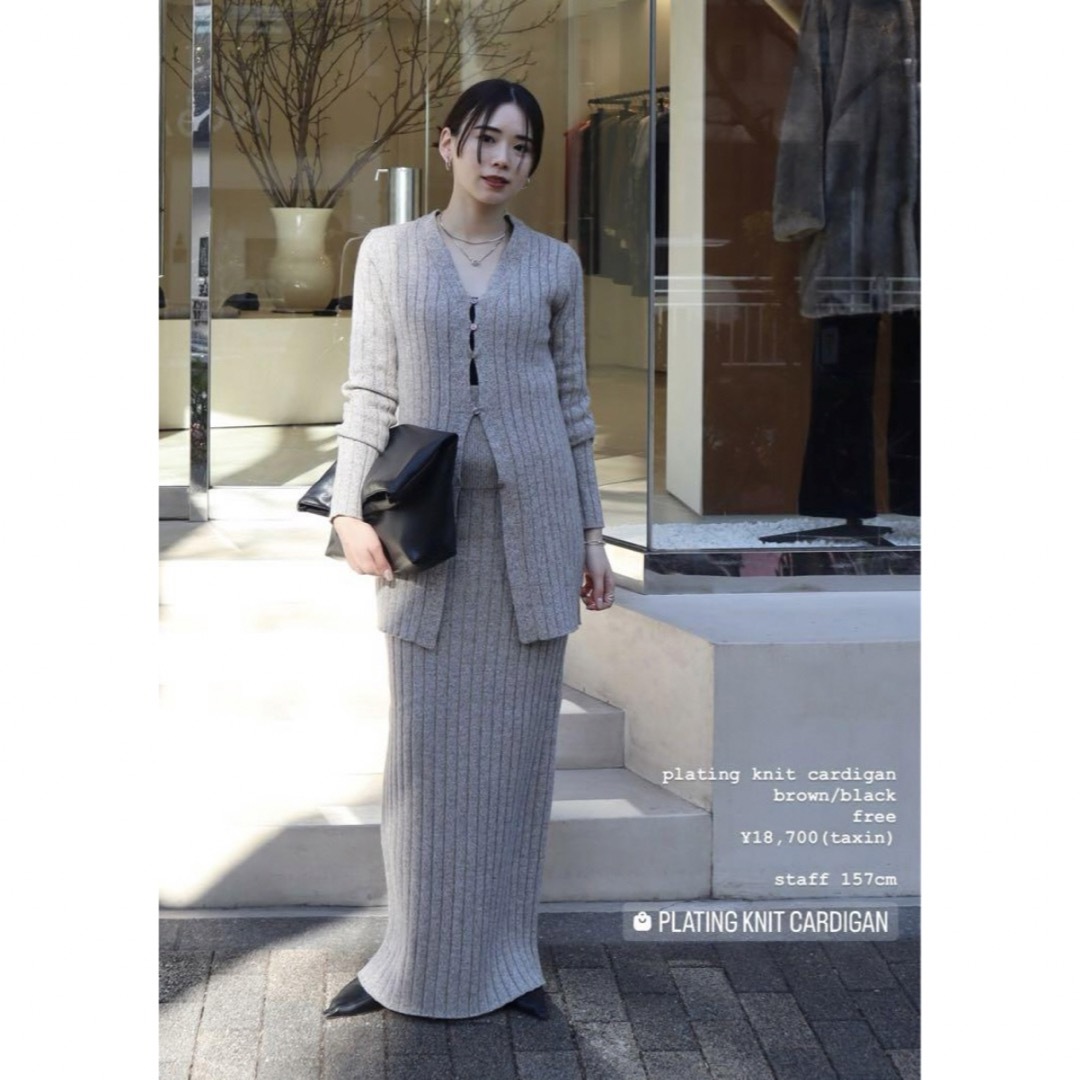 louren plating knit pencil skirt【週末限定】 スカート louren plating knit pencil skirt【週末限定】 スカート