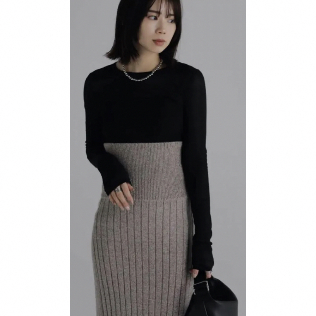 louren plating knit pencil skirt【週末限定】 スカート louren plating knit pencil skirt【週末限定】 スカート