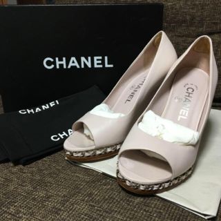 シャネル(CHANEL)の美月 様 専用❤️シャネル オープントゥ (ハイヒール/パンプス)