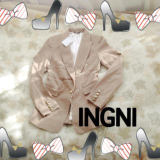 イング(INGNI)のINGNI♡新品キャメルジャケット(テーラードジャケット)