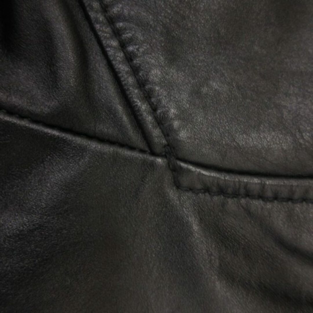 ZARA - ザラ ダブル ライダースジャケット レザー 牛革 黒 ZARA - ザラ ダブル ライダースジャケット レザー 牛革 黒