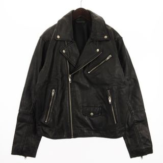 ZARA - ザラ ダブル ライダースジャケット レザー 牛革 黒 ZARA - ザラ ダブル ライダースジャケット レザー 牛革 黒