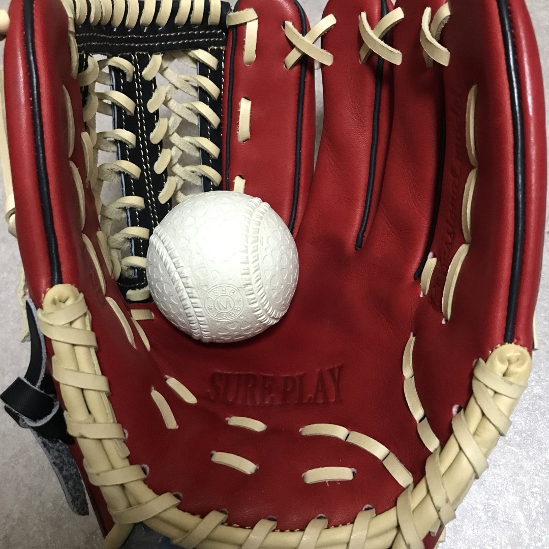 シュアプレイ 一般 大人用 軟式 野球 グローブ 限定品 ほぼ未 シュアプレイ 一般 大人用 軟式 野球 グローブ 限定品 ほぼ未