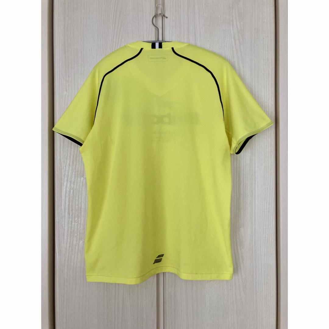 Babolat(バボラ)のBabolaTのテニスウェア（Tシャツ）｜イエロー スポーツ/アウトドアのテニス(ウェア)の商品写真