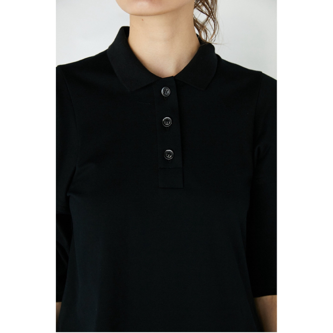 ENFOLD - ENFOLD ストレッチカノコ 立体スリーブポロSHIRT ENFOLD - ENFOLD ストレッチカノコ 立体スリーブポロSHIRT