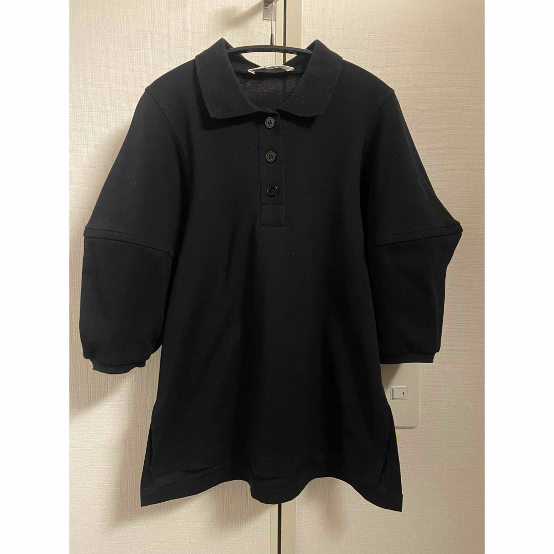 ENFOLD - ENFOLD ストレッチカノコ 立体スリーブポロSHIRT ENFOLD - ENFOLD ストレッチカノコ 立体スリーブポロSHIRT