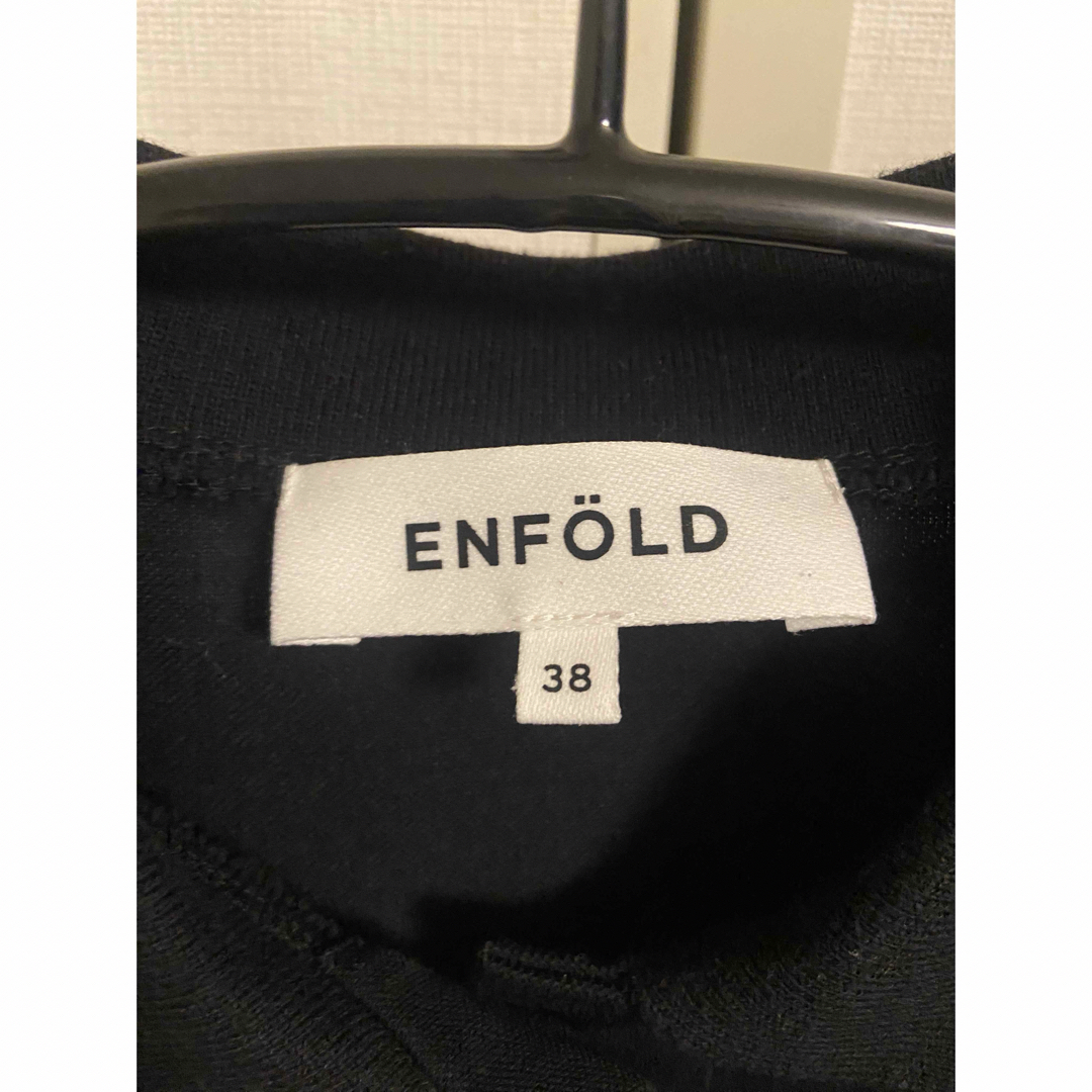 ENFOLD - ENFOLD ストレッチカノコ 立体スリーブポロSHIRT ENFOLD - ENFOLD ストレッチカノコ 立体スリーブポロSHIRT