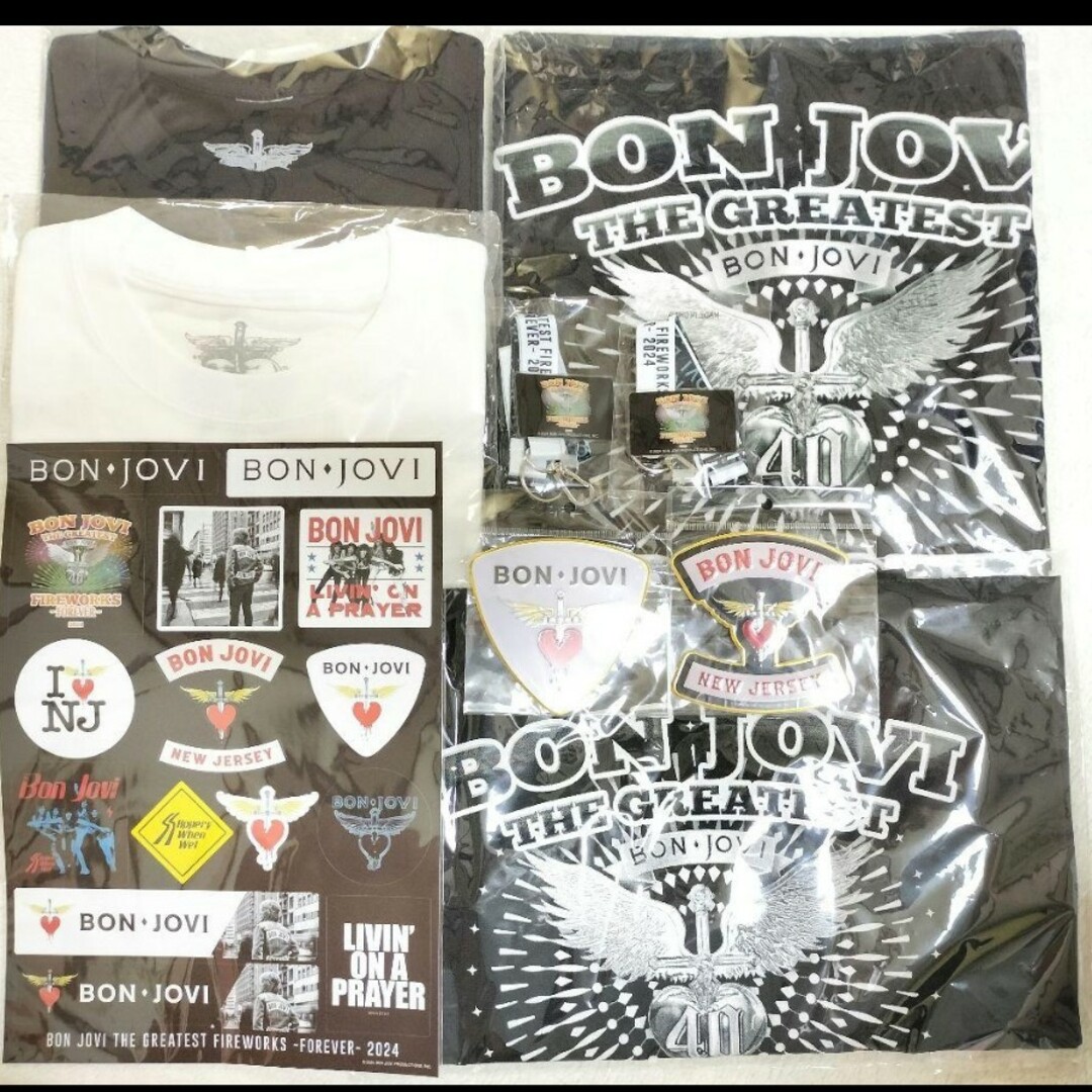 ボンジョビ BONJOVI Tシャツ スポーツタオル ネックストラップ ボンジョビ BONJOVI Tシャツ スポーツタオル ネックストラップ