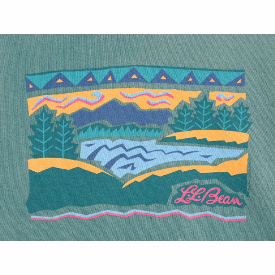 ネット限定お買い得商品 - ショップチャンネル L.L.Bean プリント イラスト アート エルエルビーン USA製 90s - 男性用