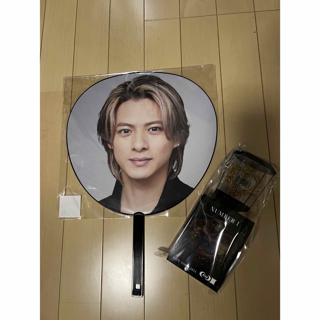 Number_iツアーグッズ 平野紫耀うちわとペンライトセット Number_iツアーグッズ 平野紫耀うちわとペンライトセット