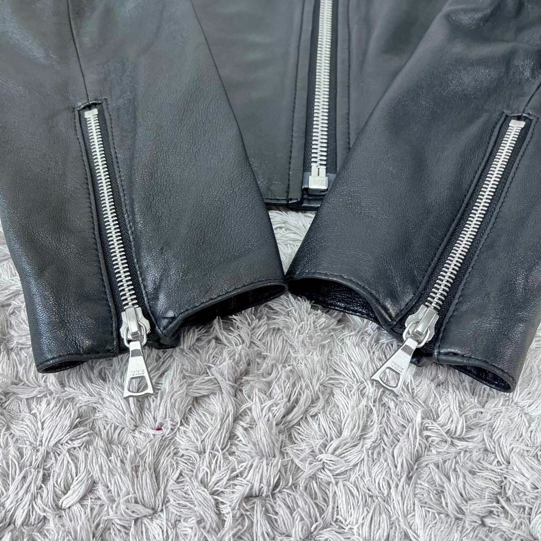 Theory - 【美品】セオリー ラムレザー シングルライダース Theory - 【美品】セオリー ラムレザー シングルライダース