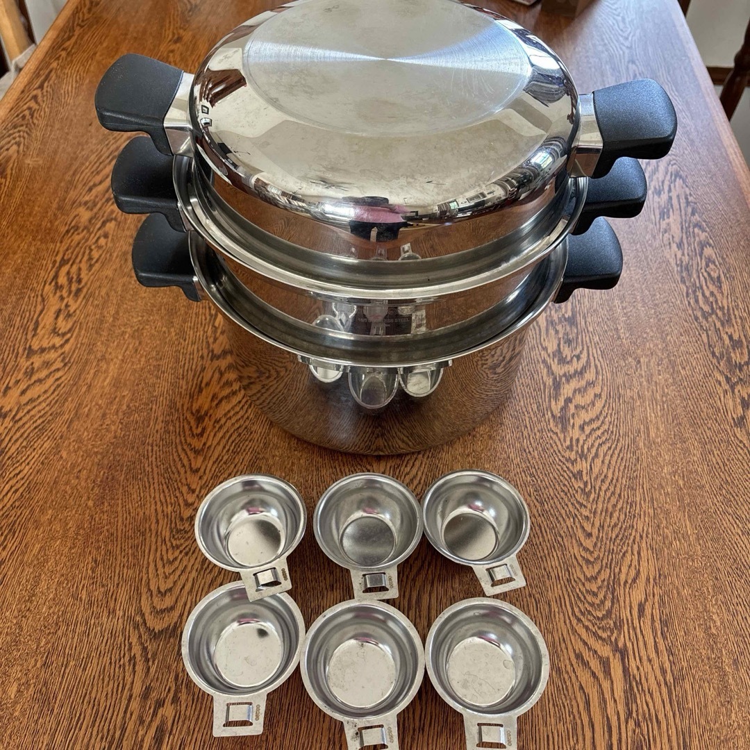 アムウェイ Amway クイーンクック シチューパン 6L 万能カップ付 アムウェイ Amway クイーンクック シチューパン 6L 万能カップ付