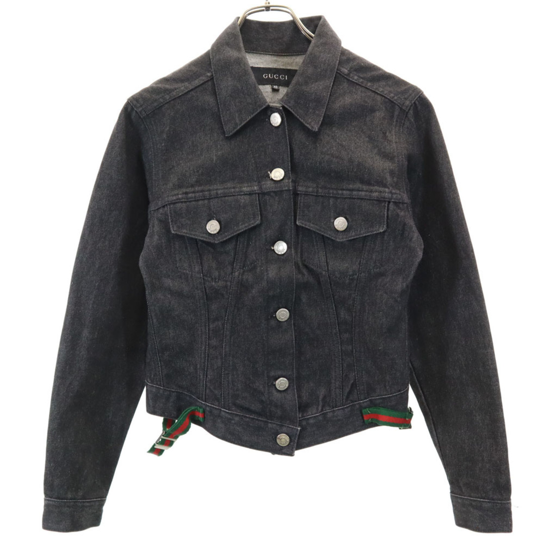 GUCCI - グッチ イタリア製 デニムジャケット 40 ブラック GUCCI GUCCI - グッチ イタリア製 デニムジャケット 40 ブラック GUCCI