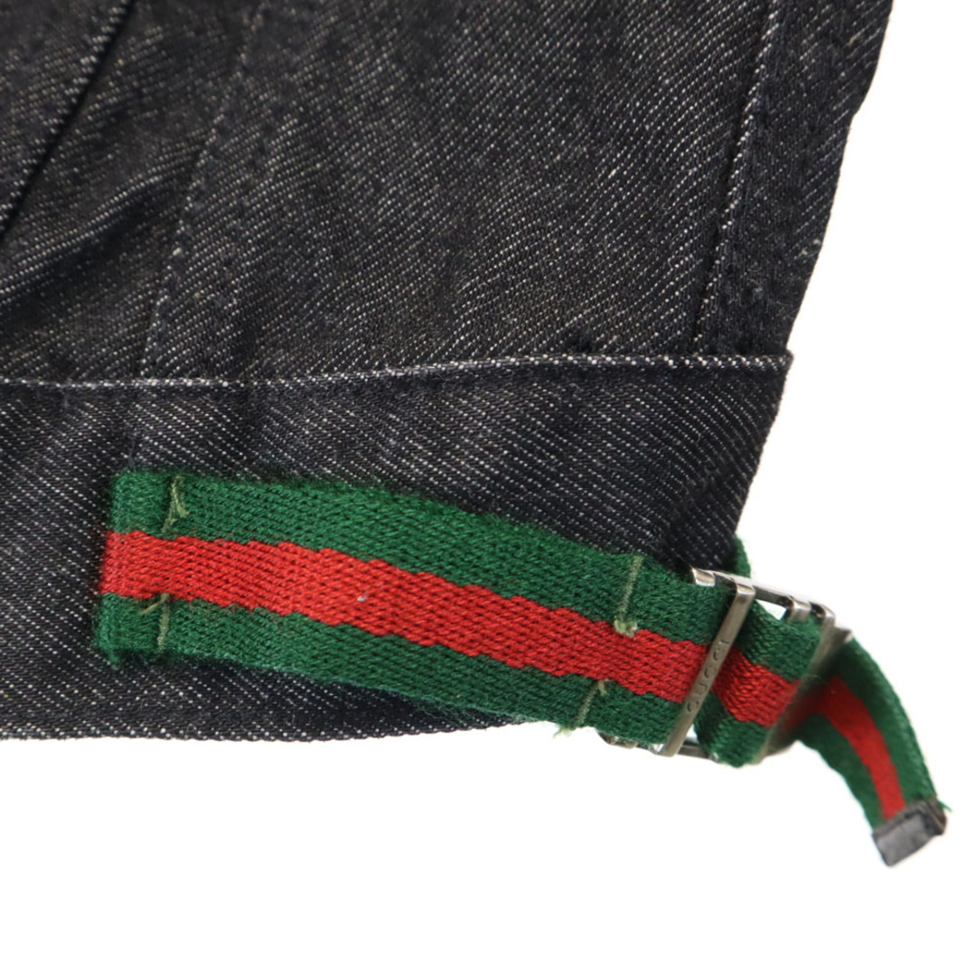 GUCCI - グッチ イタリア製 デニムジャケット 40 ブラック GUCCI GUCCI - グッチ イタリア製 デニムジャケット 40 ブラック GUCCI
