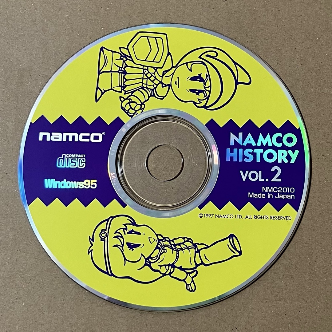 ナムコヒストリー NAMCO HISTORY VOL.2 CD-ROMのみ エンタメ/ホビーのゲームソフト/ゲーム機本体(PCゲームソフト)の商品写真