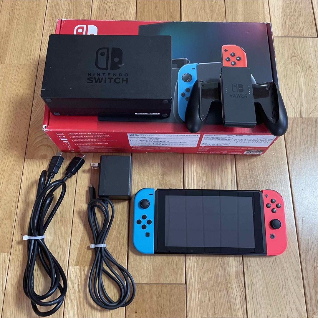 Nintendo Switch - Switch スイッチ 本体 一式 完動品 動作確認済 新型モデル 新モデルの通販 by 超エリート戦士's  shop｜ニンテンドースイッチならラクマ