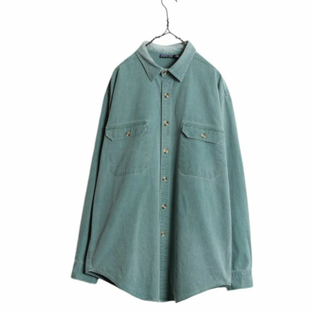 グランドホールセール patagonia - 90s パタゴニア コットン キャンバス 長袖 シャツ 長袖シャツ