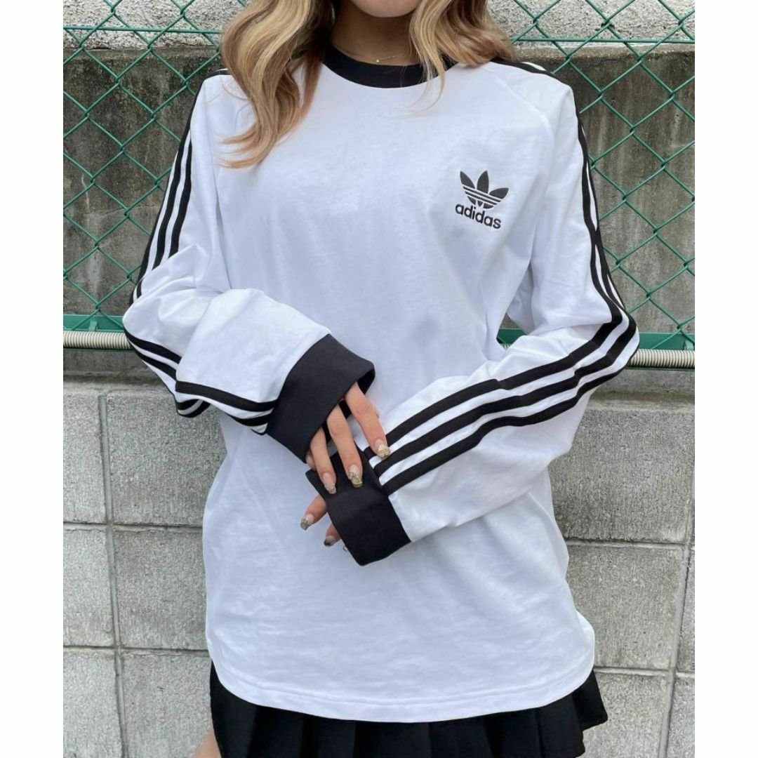 adidas Originals - アディダス Lサイズ 長袖 Tシャツ スリー adidas Originals - アディダス Lサイズ 長袖 Tシャツ スリー