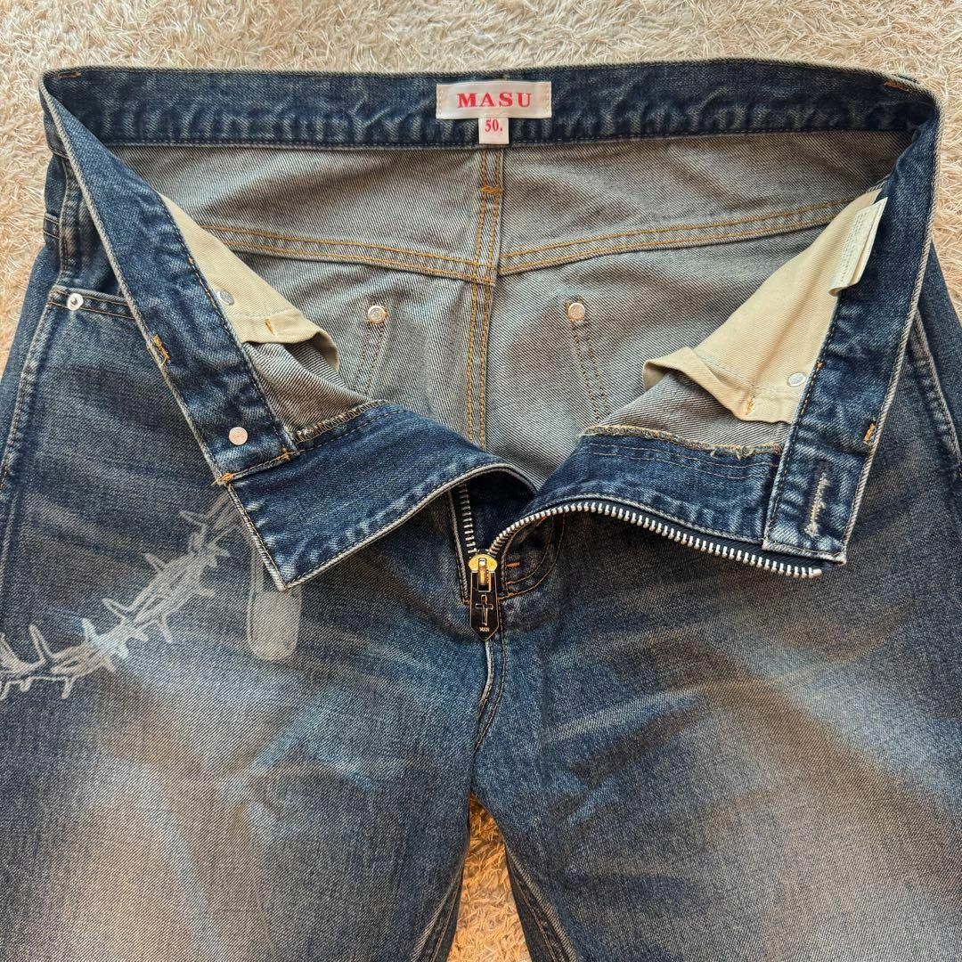 極美品】MASU MASUBOYS BOOT-CUT JEANS サイズ50 極美品】MASU MASUBOYS BOOT-CUT JEANS サイズ50