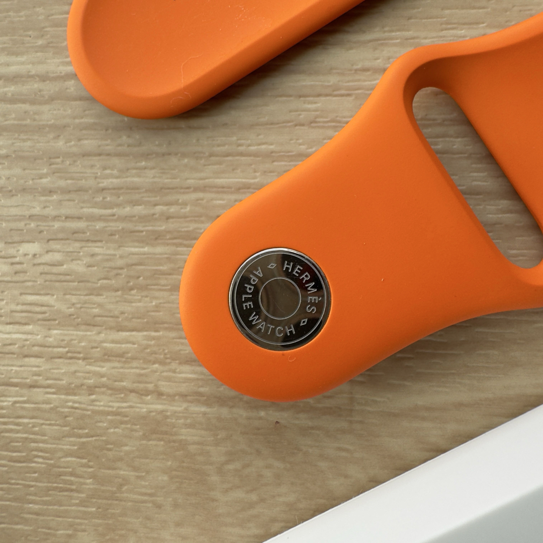 2007 Apple Watch エルメス オレンジ ラバー スポーツバンド 2007 Apple Watch エルメス オレンジ ラバー スポーツバンド