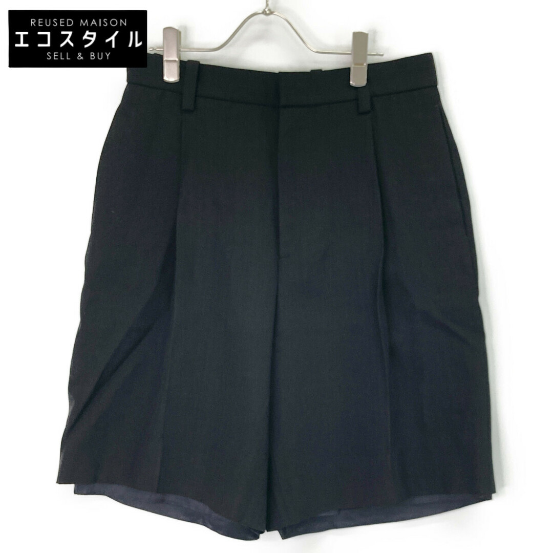 JIL SANDER - ジルサンダー 24SS ブラック トラウザー 94 ショーツ 44の通販 JIL SANDER - ジルサンダー 24SS ブラック トラウザー 94 ショーツ 44の通販