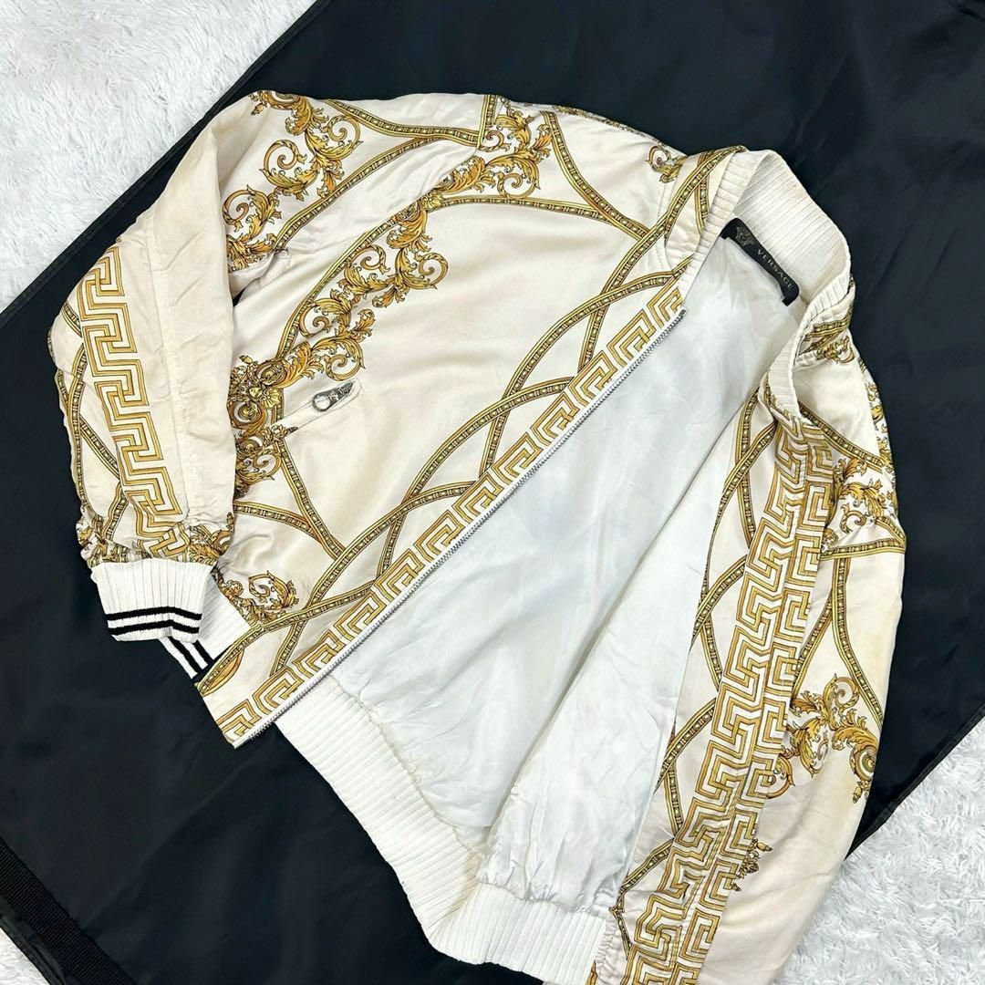 超希少】ヴェルサーチ☆総柄シルクジャケット バロック調 入手 超希少】ヴェルサーチ☆総柄シルクジャケット バロック調 入手