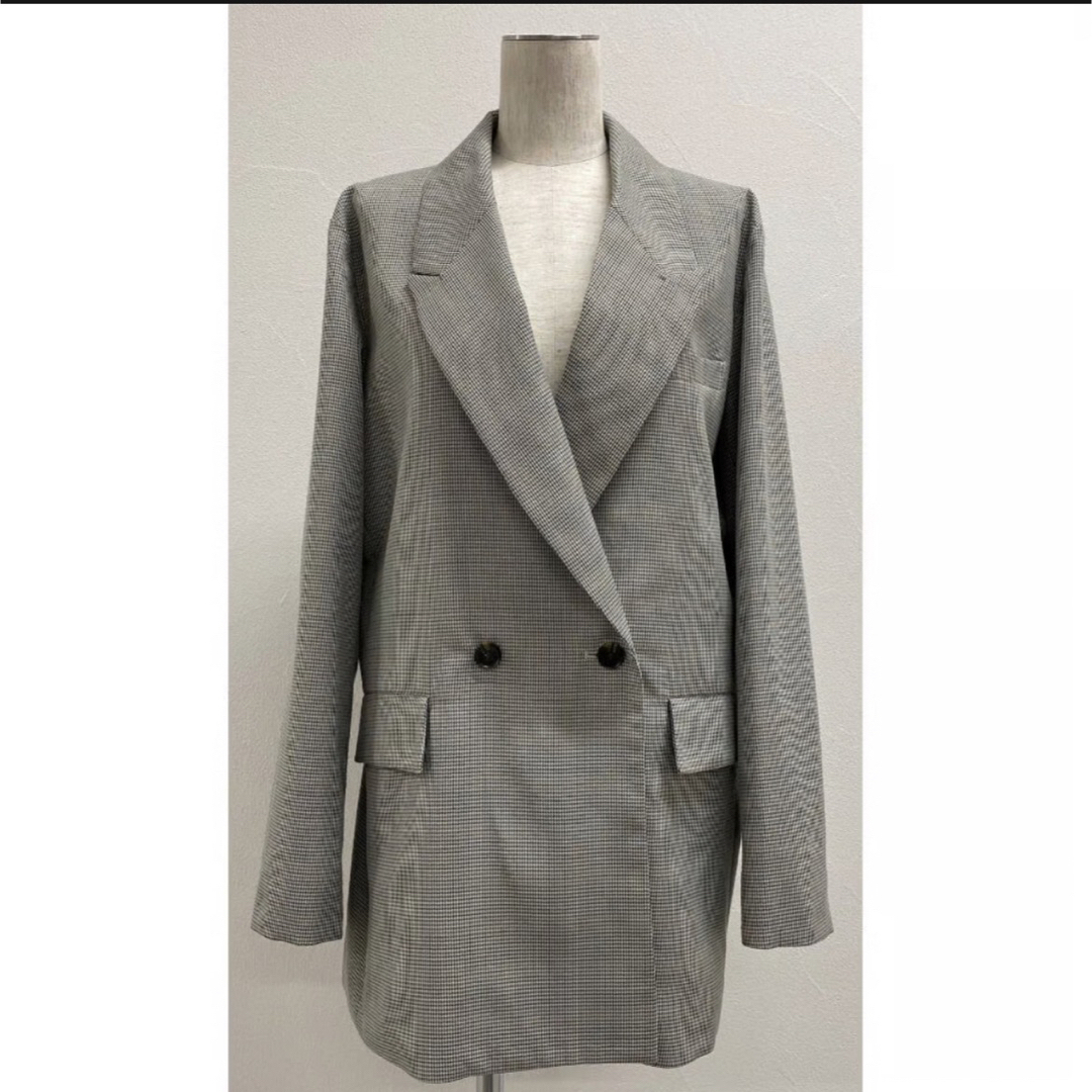 CYAN TOKYO♥新品未使用 ニットカラー千鳥Wジャケットの通販 by CYAN TOKYO♥新品未使用 ニットカラー千鳥Wジャケットの通販 by