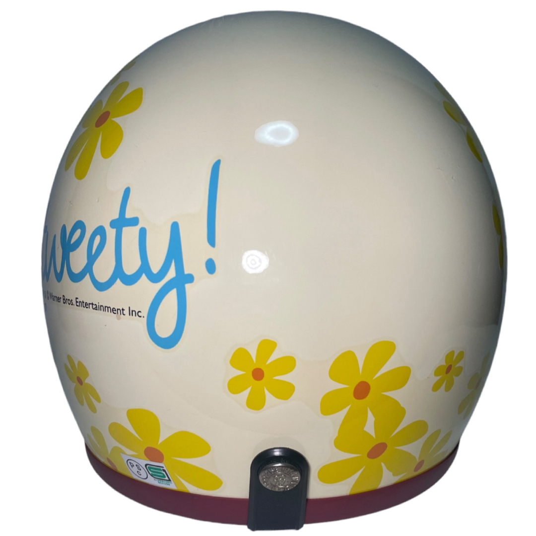 Tweety トゥイーティー ジェットヘルメット&シールドセットの Tweety トゥイーティー ジェットヘルメット&シールドセットの