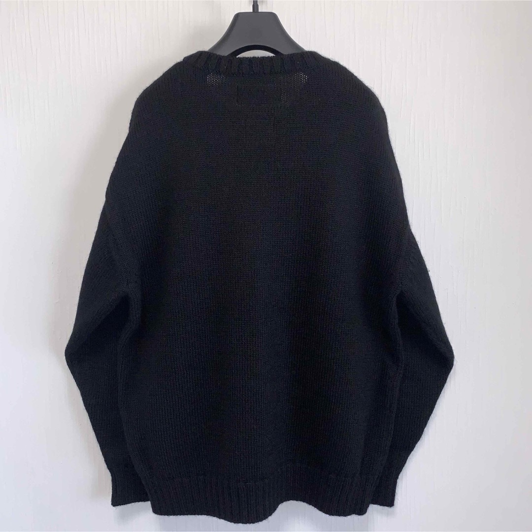 黒L【WACKOMARIA】INTARSIA SWEATER/新品タグ付/送料込 黒L【WACKOMARIA】INTARSIA SWEATER/新品タグ付/送料込