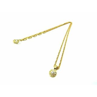 ニナリッチ(NINA RICCI)の■美品■ NINA RICCI ニナリッチ ラインストーン ネックレス ペンダント アクセサリー レディース ゴールド系 DF0601(ネックレス)