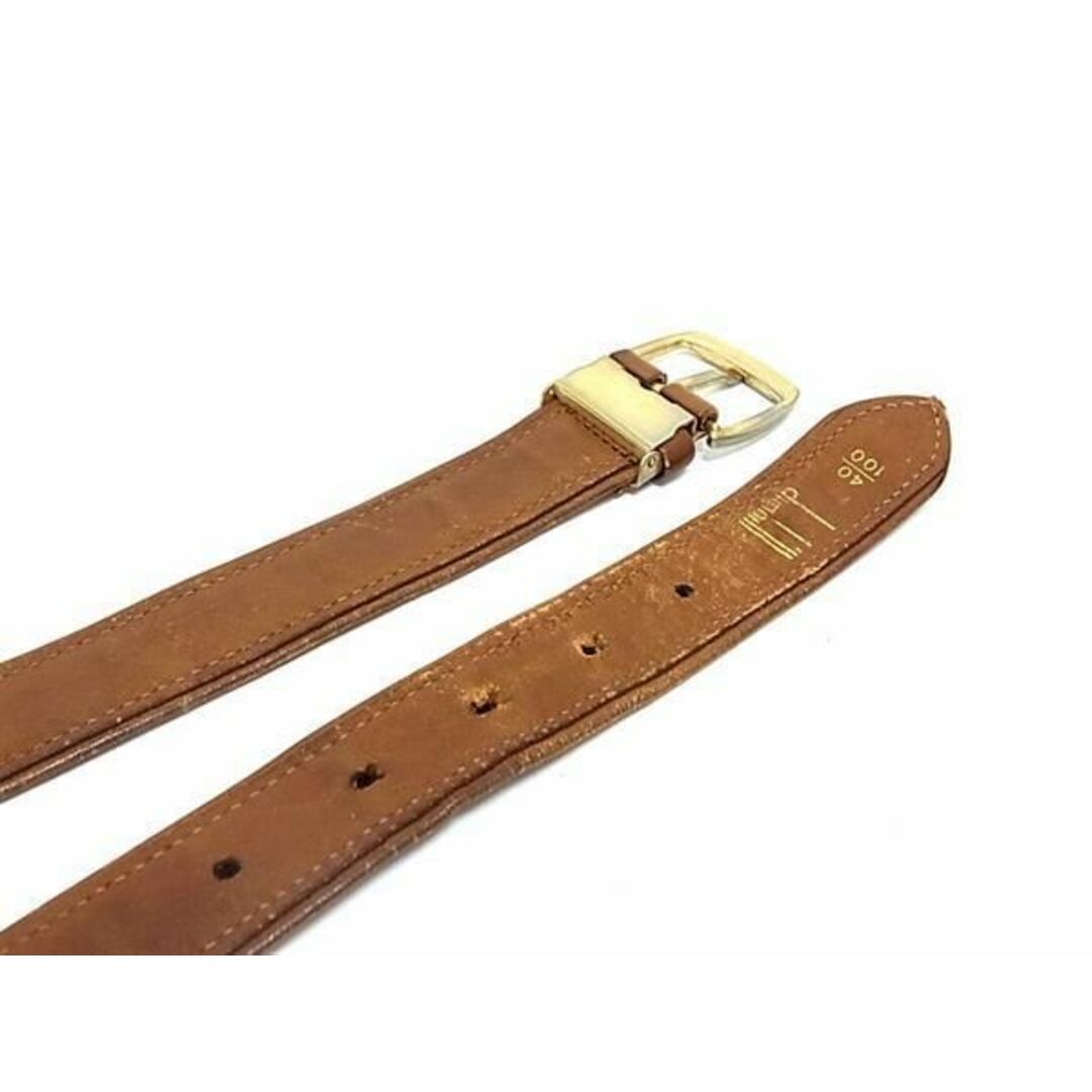 Dunhill - dunhill ダンヒル レザー ゴールド金具 ベルト Dunhill - dunhill ダンヒル レザー ゴールド金具 ベルト