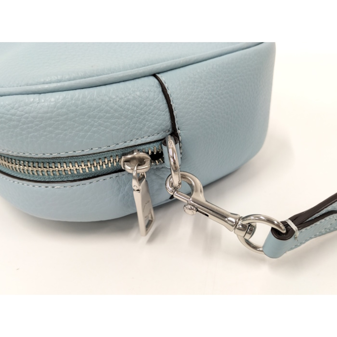 COACH - COACH ショルダーバッグ レザー ライトブルー CA207の COACH - COACH ショルダーバッグ レザー ライトブルー CA207の