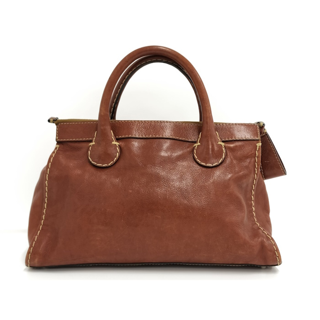 Chloe ハンドバッグ Edith エディス ミディアム レザー ブラウン Chloe ハンドバッグ Edith エディス ミディアム レザー ブラウン