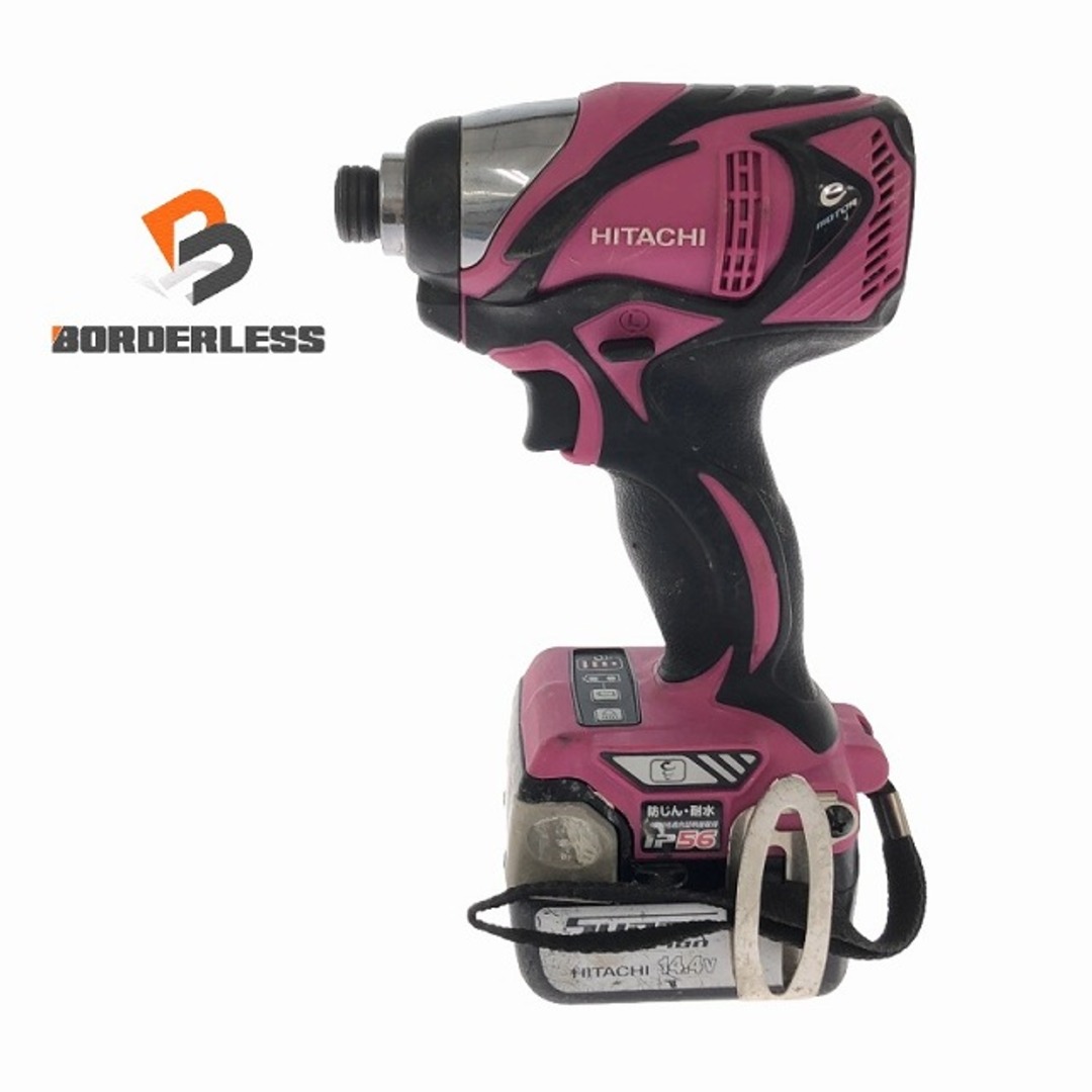 日立 - ☆中古品☆HITACHI 日立工機 14.4V コードレスインパクト 日立 - ☆中古品☆HITACHI 日立工機 14.4V コードレスインパクト