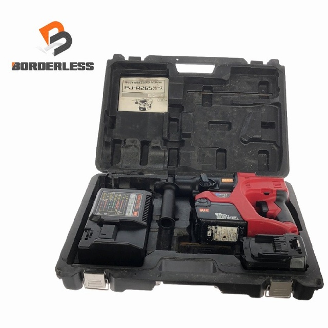 ☆品☆ MAX マックス 25.2V 充電式ブラシレスハンマドリル PJ ☆品☆ MAX マックス 25.2V 充電式ブラシレスハンマドリル PJ